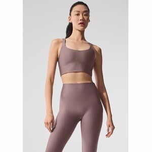 ALO YOGA AIRLIFT SLEEK BRA TANK - MUSHROOM - SOLD OUT